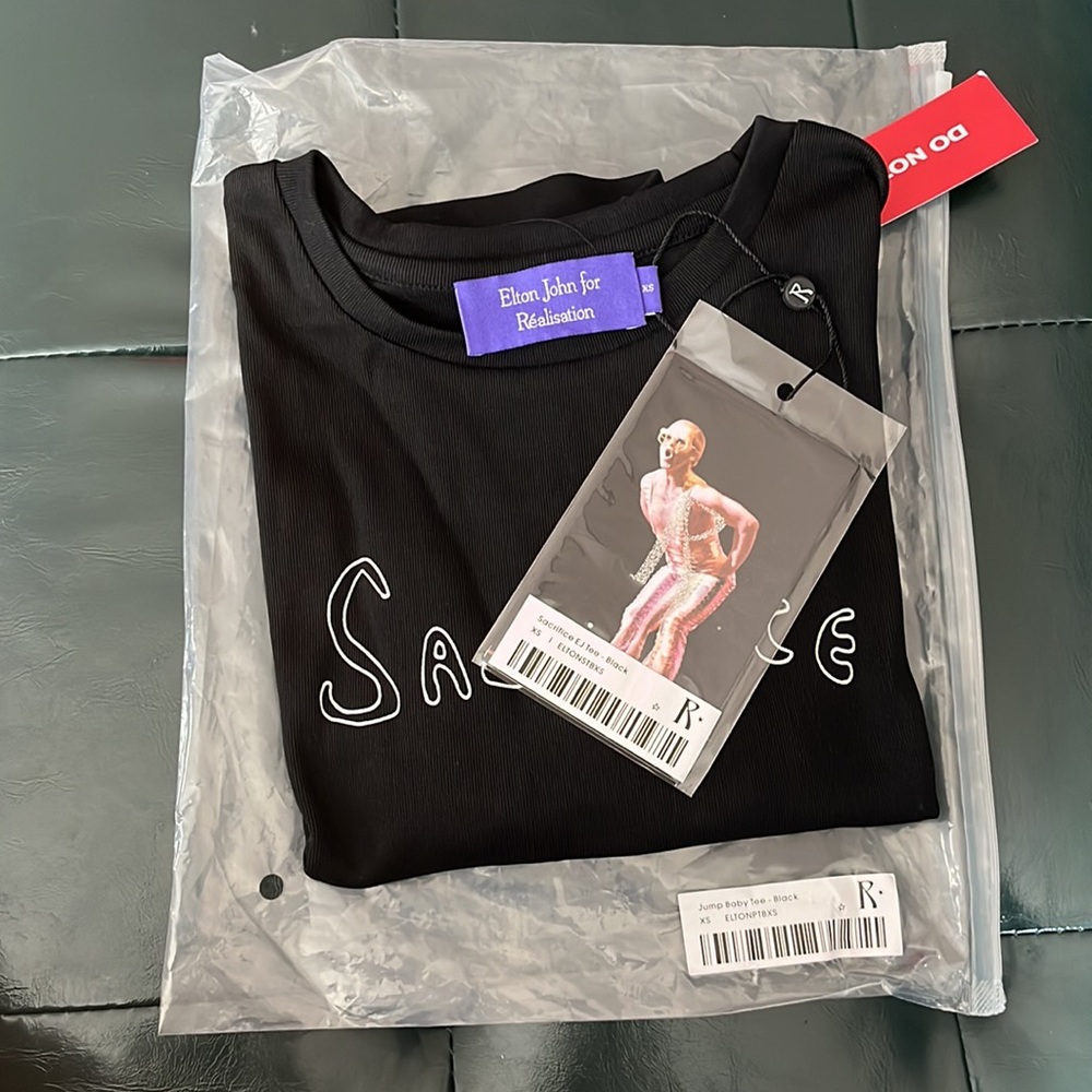 Elton John for realisation baby tee - NTW